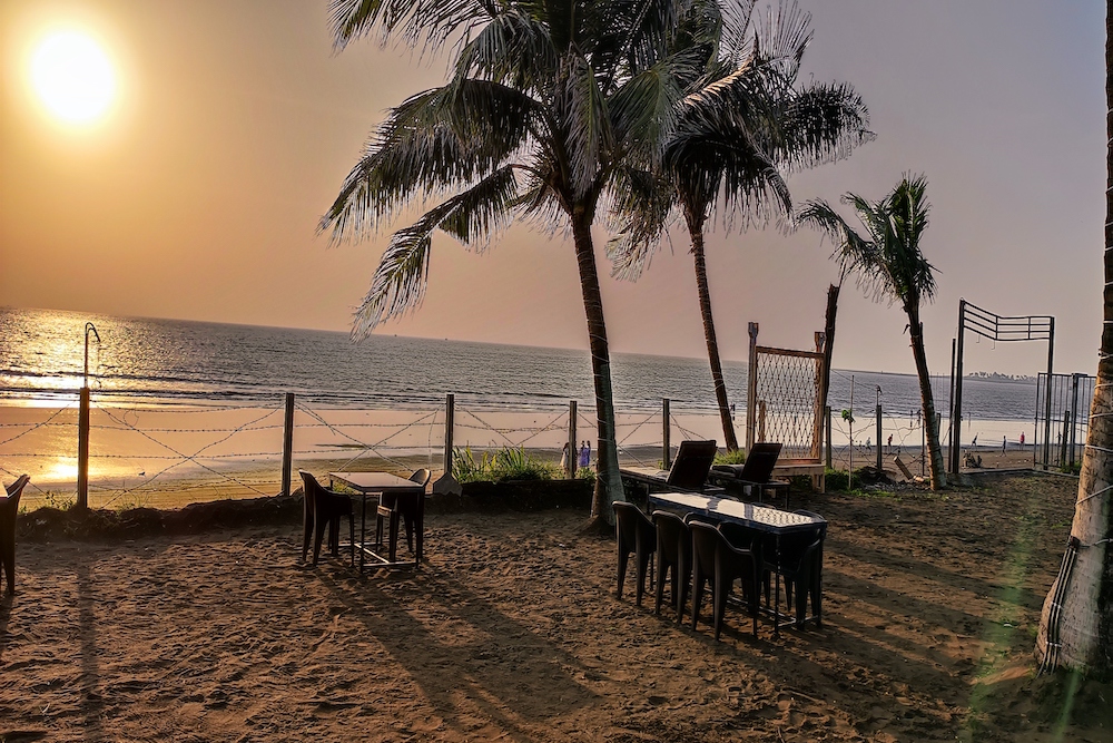 oceanview beach side sitting